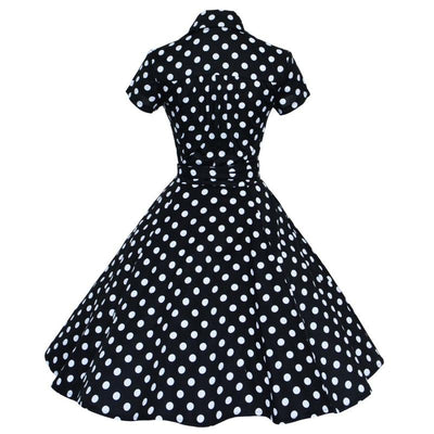 Vintage 50s Dress Black