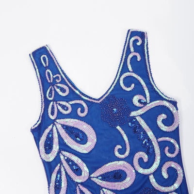 1920s Style Dress Blue