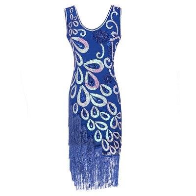 1920s Style Dress Blue