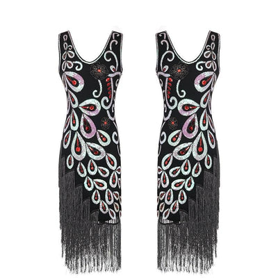 1920s Style Dress Black