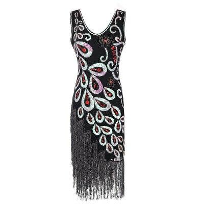 1920s Style Dress Black