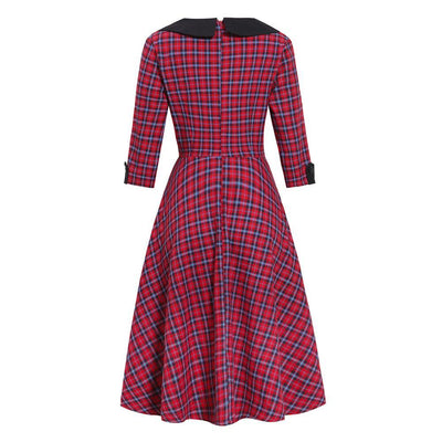 Red Winter Vintage Dress