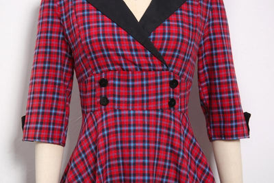 Red Winter Vintage Dress