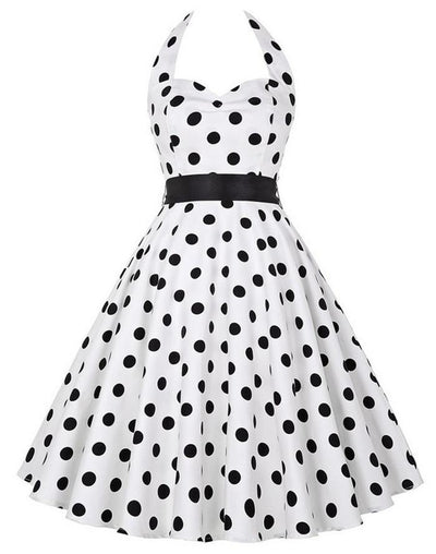Black And White Vintage Dress