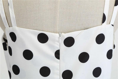 White Dots Rockabilly Vintage Dress