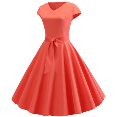 Pink 50s Pin Up Dress
