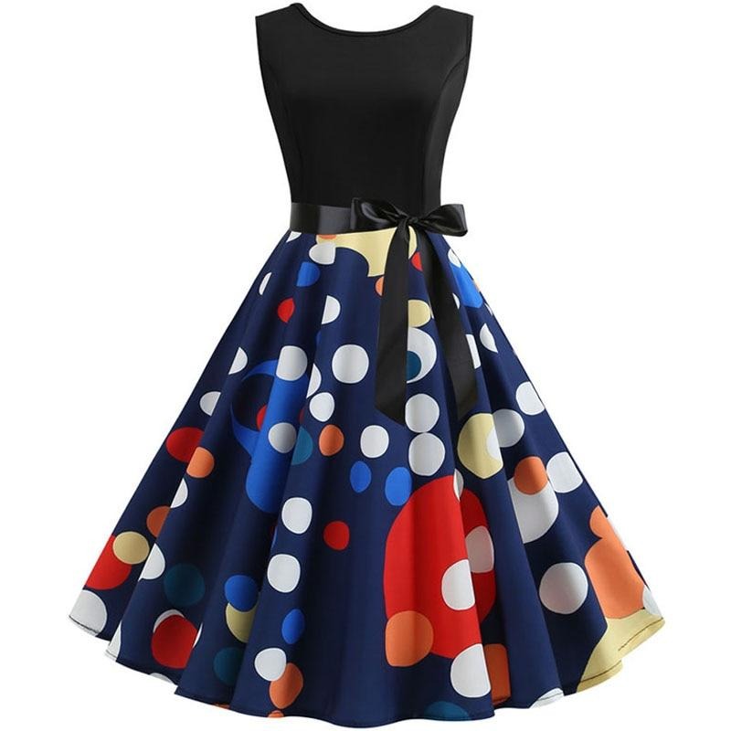 Polka Dot Rockabilly Dress