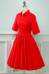 1950s Vintage Pleated Dress