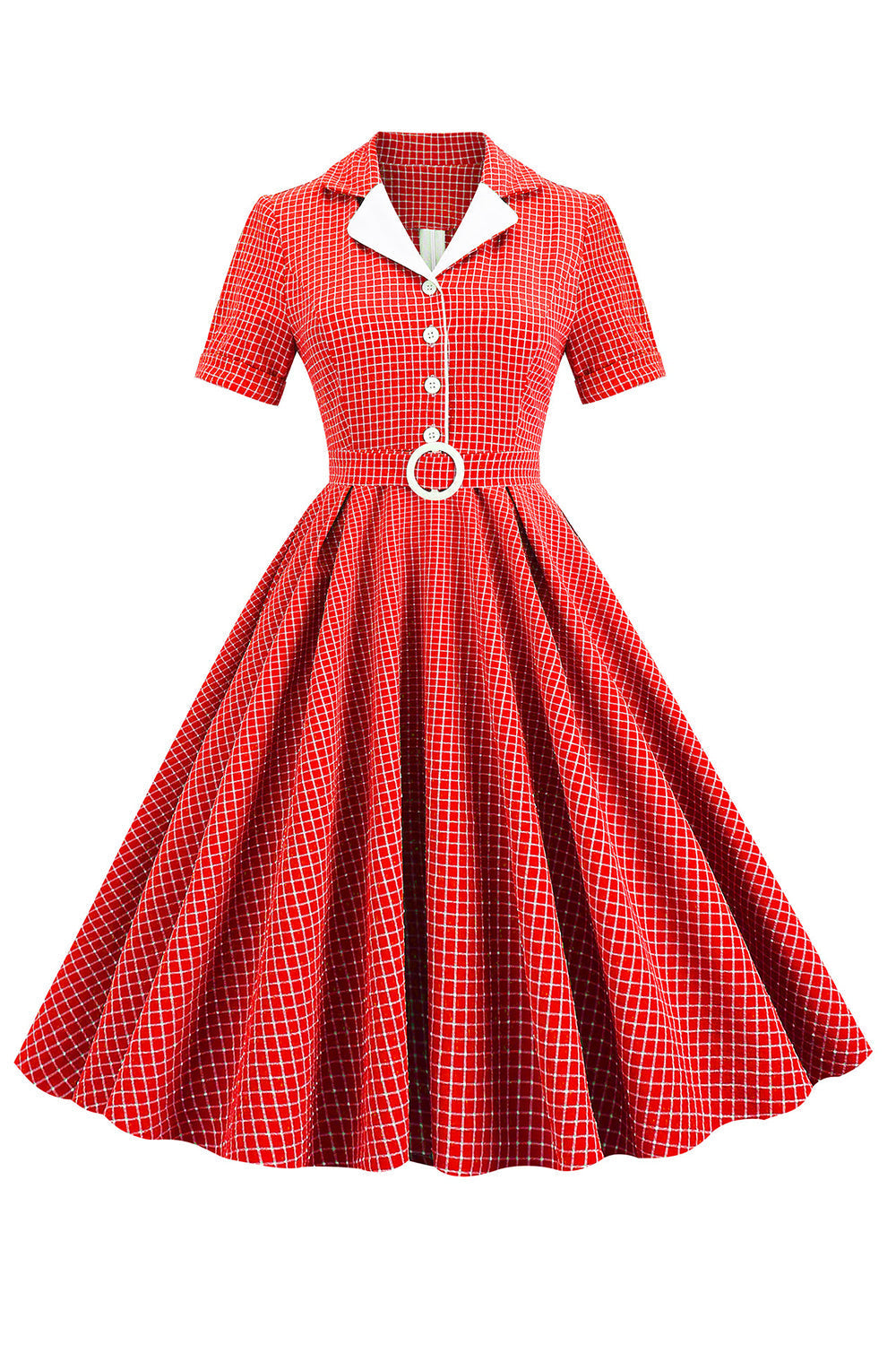 Vintage 50's Plaid Dress