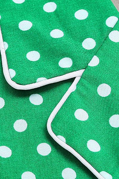 Green Polka Dot Vintage Dress