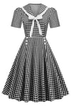 Vintage Dress With Bow Tie