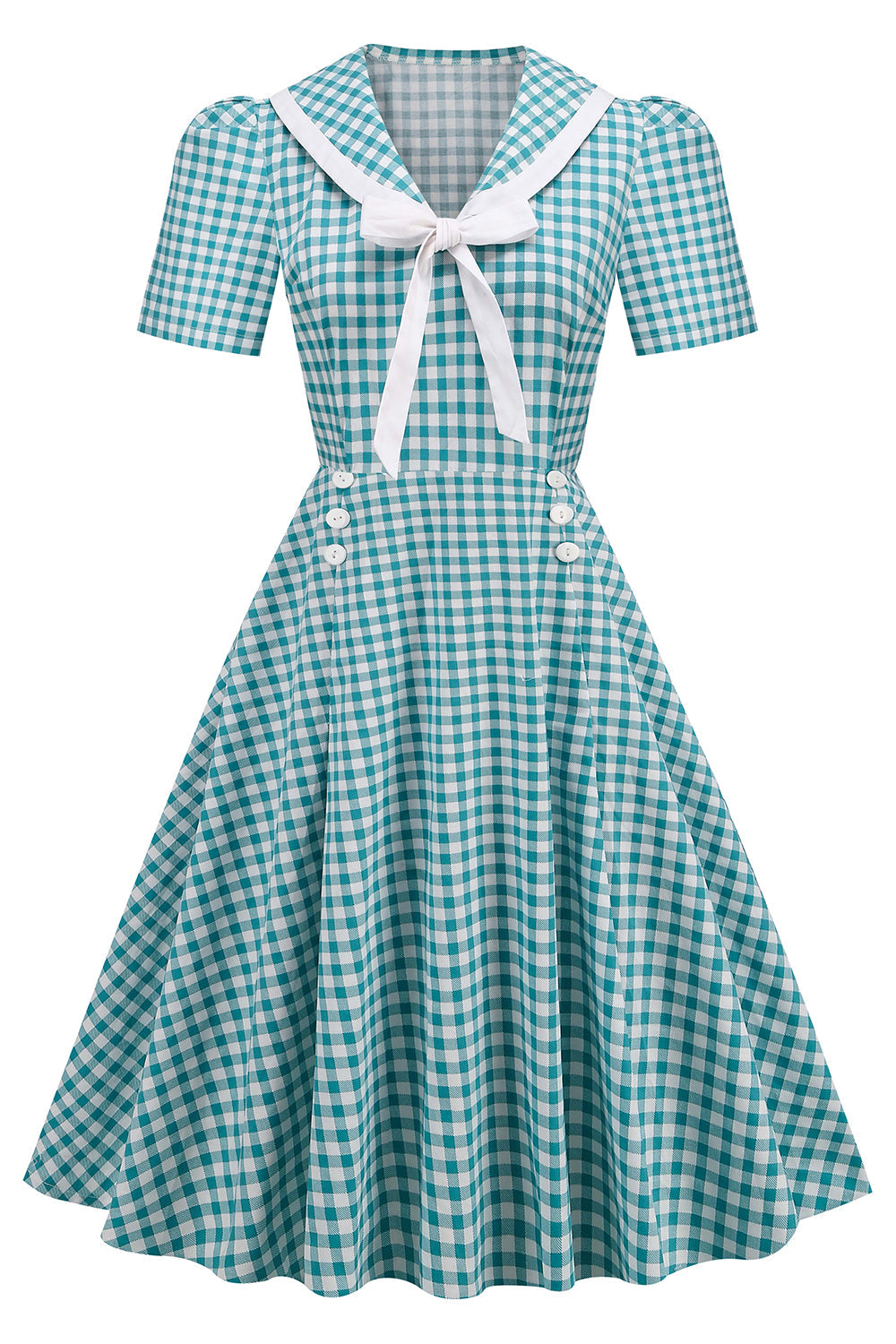 Vintage Dress With Bow Tie
