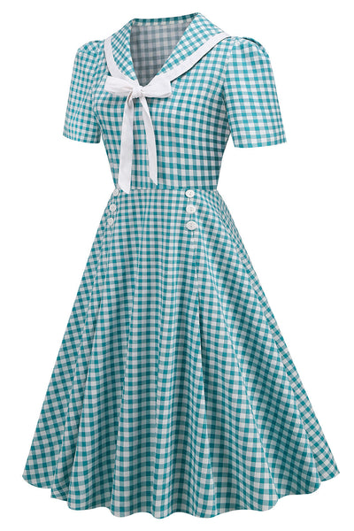 Vintage Dress With Bow Tie