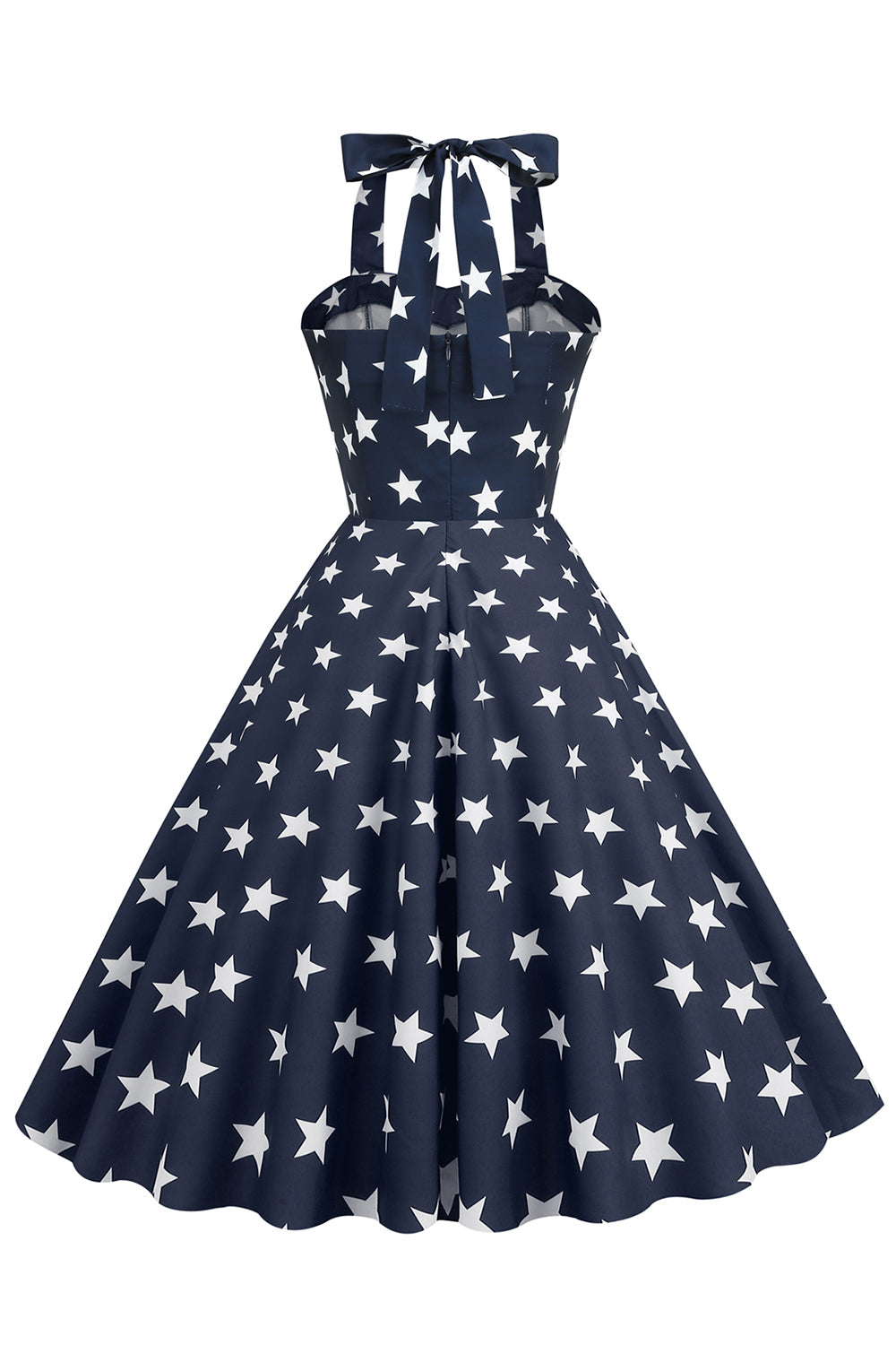 50s Vintage Star Pattern Dress
