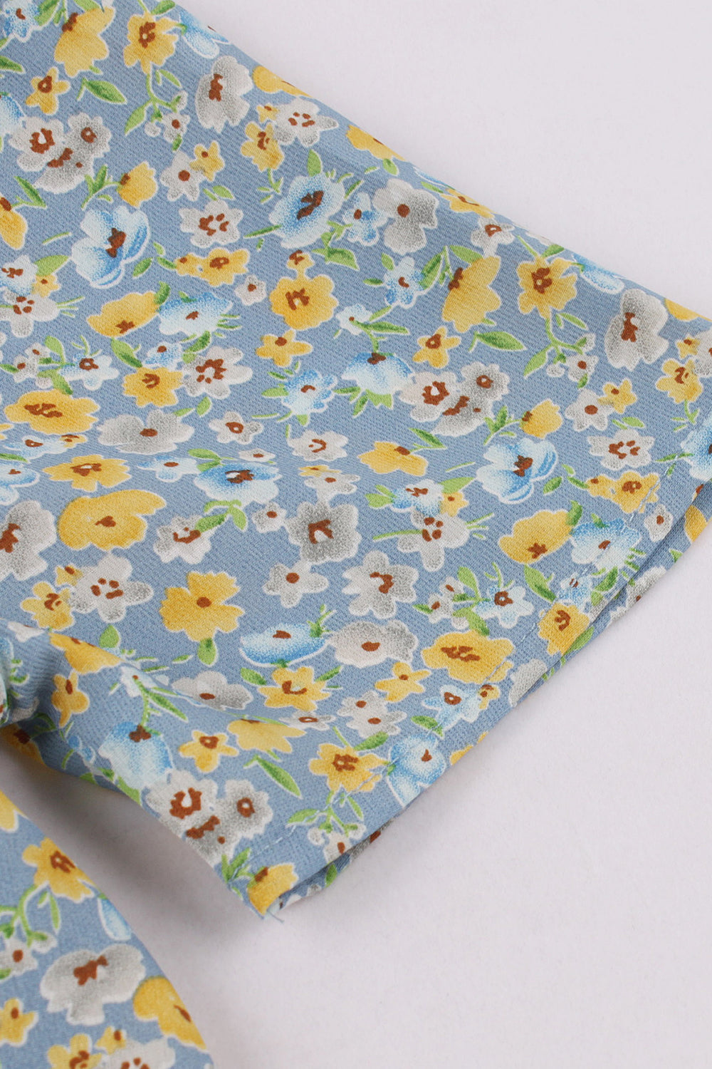 50s Floral Print Trapeze Dress