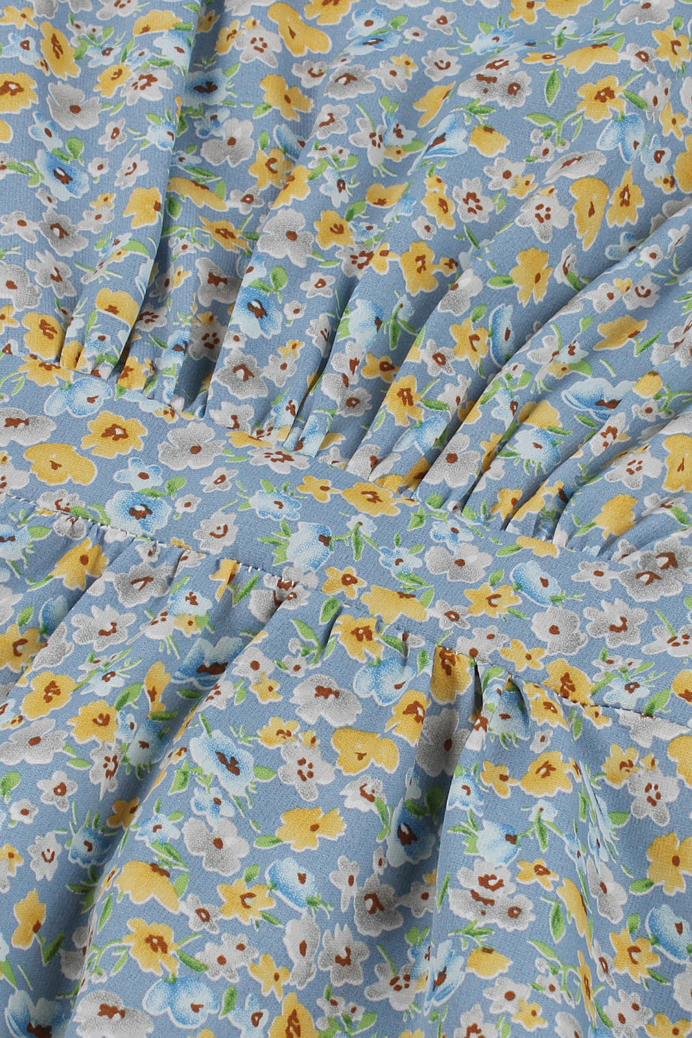 50s Floral Print Trapeze Dress