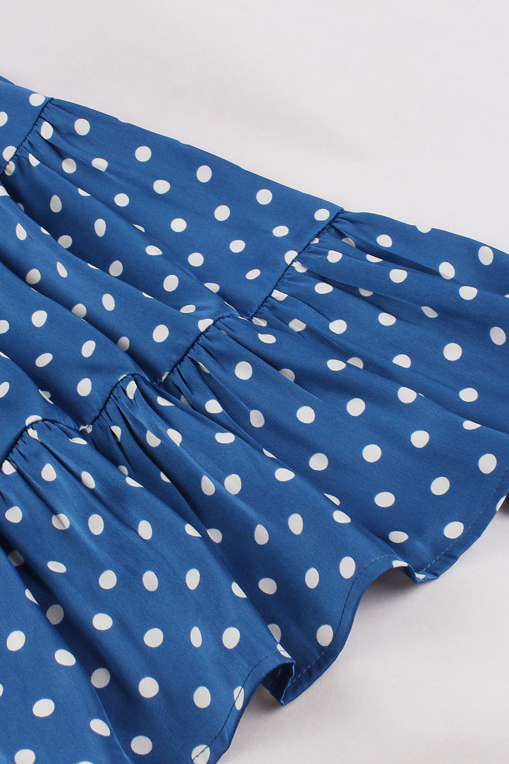 Vintage Blue Polka Dot Dress