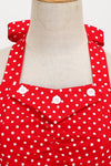 Vintage 50s Red Polka Dot Dress