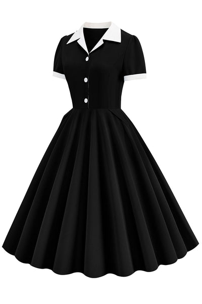 Casual Vintage Swing Dress