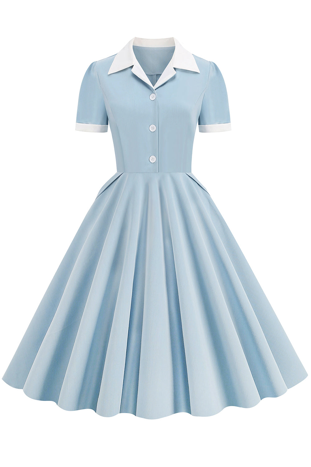 Casual Vintage Swing Dress