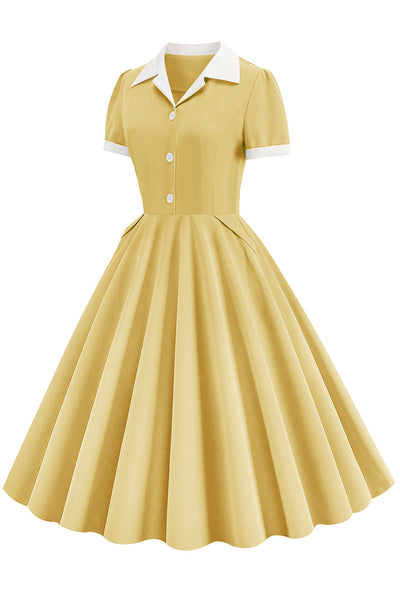 Casual Vintage Swing Dress