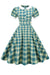 Vintage plaid kjole