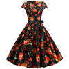 Pumpkin Rockabilly Dress