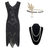 20s Dress Gatsby Black