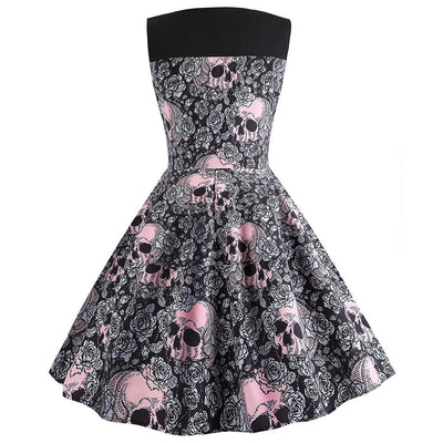 Skull Rockabilly Dress