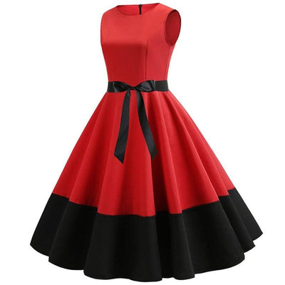 Red And Black Rockabilly Dress