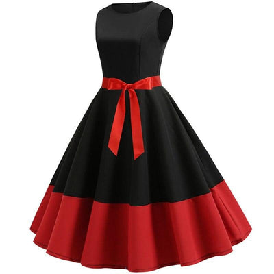 Red And Black Rockabilly Dress