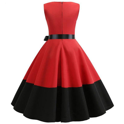 Red And Black Rockabilly Dress