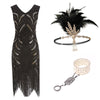 Gatsby 20s Style Dress Black