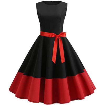 Red And Black Rockabilly Dress