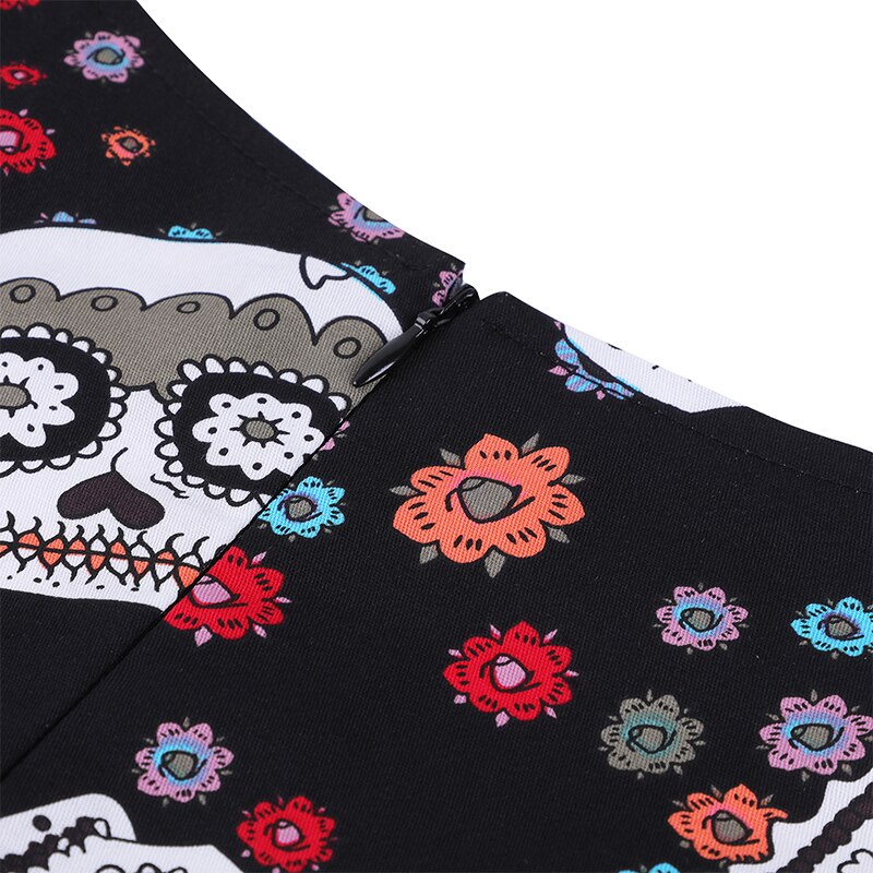 Halloween Skull Rockabilly Dress