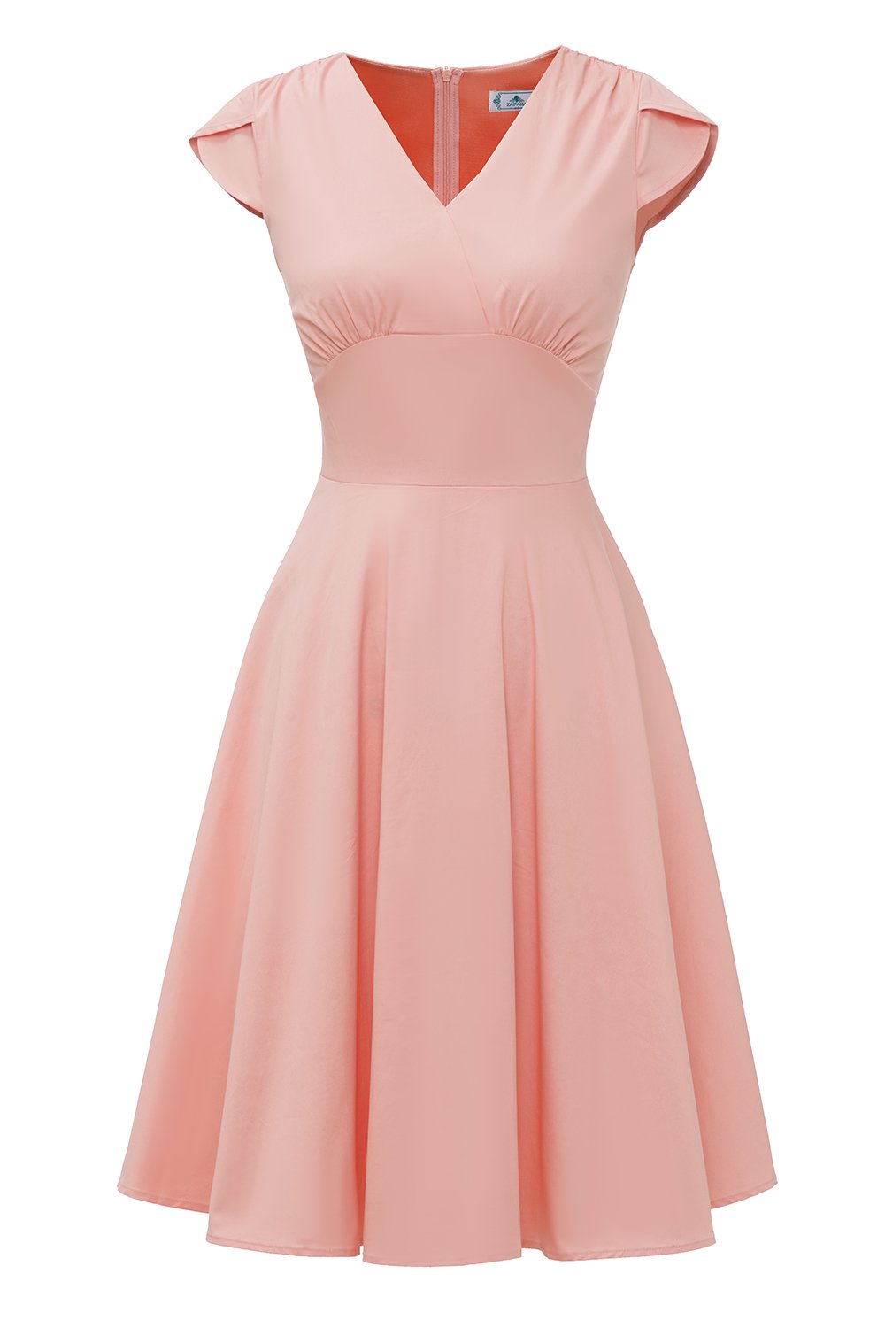 Pink Vintage Dress With Sweetheart Neckline