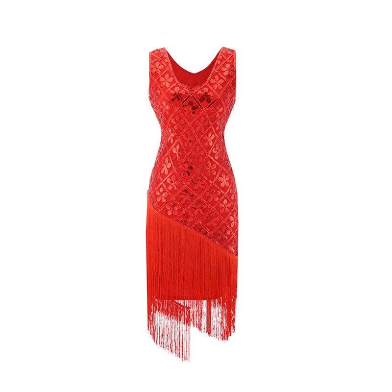 20s Charleston Dress - Red