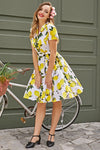 Summer Print Vintage Dress