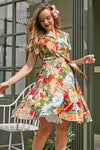 Summer Print Vintage Dress