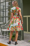 Summer Print Vintage Dress