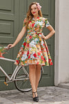 Summer Print Vintage Dress