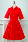 1950s Vintage Pleated Dress