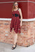 Vintage Red And Black Plaid Dress