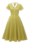 Vintage citron kjole