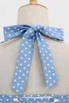 Women Polka Dot Backless Retro Dress