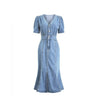 Sky Blue 40s Dress