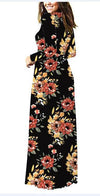 70s Floral Dress