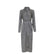 40s Gray Prom Dress