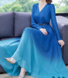 40s Vintage Blue Dress