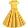 Yellow Vintage 50s Dress